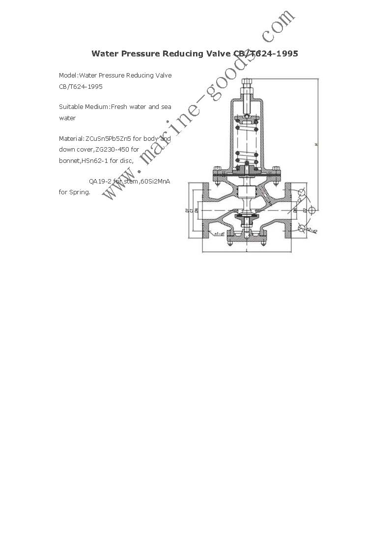 Water Pressure Reducing Valve CBT624-1995参数.jpg