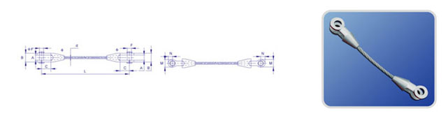 Opened Type Casting Wire Rope Sling 图纸.jpg