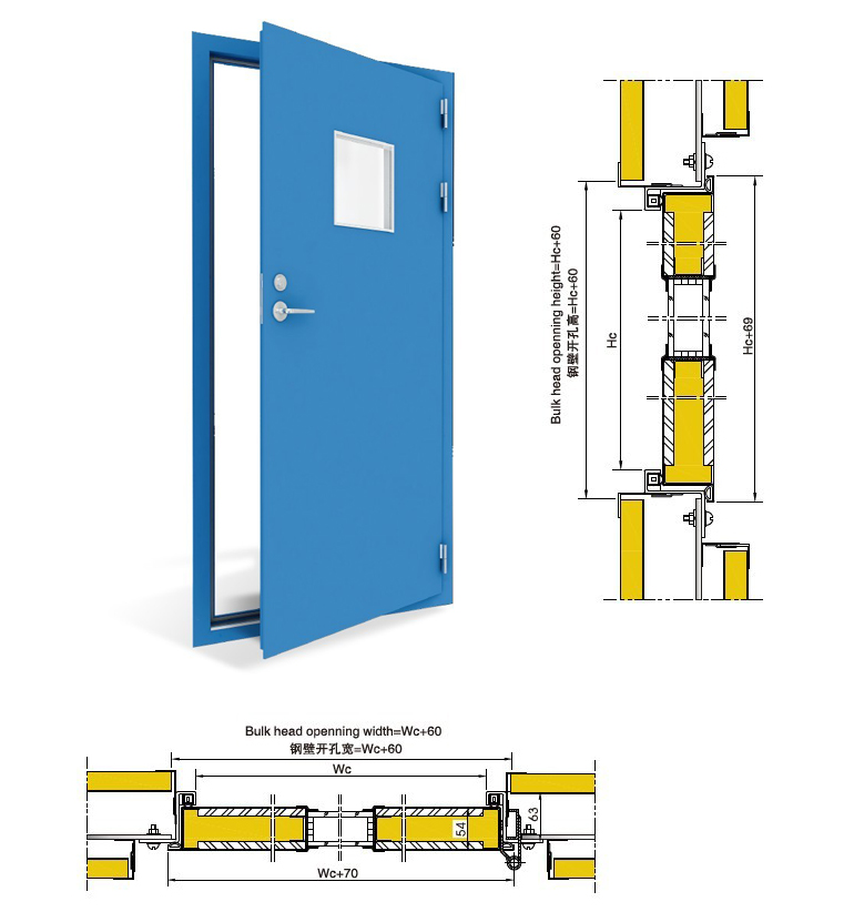 Marine Class A60 Ship Fire  Doors (Single Leaf)图纸.jpg
