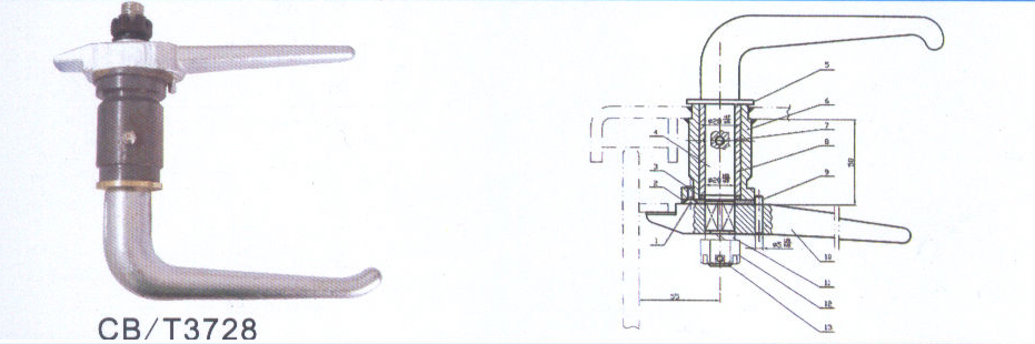 Marine watertight door handles CBT3728.jpg