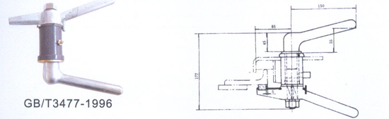 Marine watertight door handles GBT3477-1996.jpg